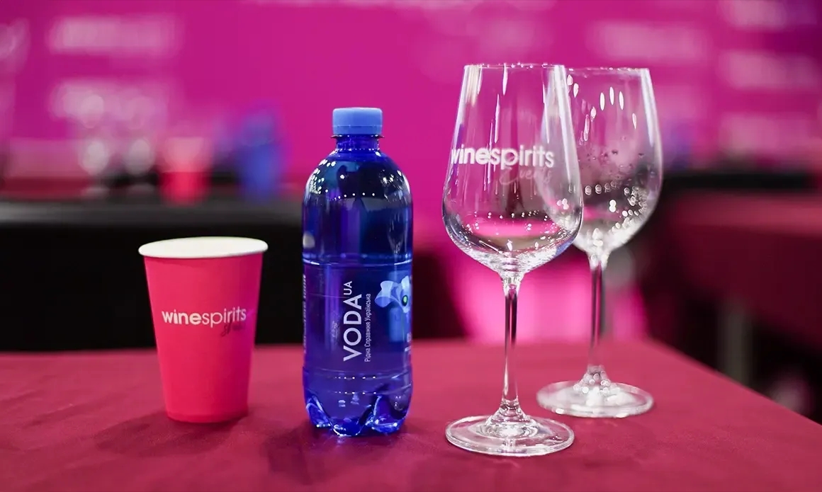 VODA UA стала водним партнером виставки WINE&SPIRITS UKRAINE