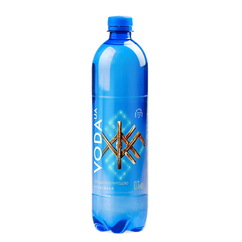 Вода питна ТМ "VODA UA", "Мавка" "Рідна Справжня Українська" "Руна", 0,7л., негаз. (ПЕТ)